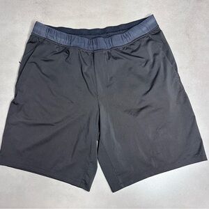 Lululemon 10” Linerless Black Athletic Shorts - XL